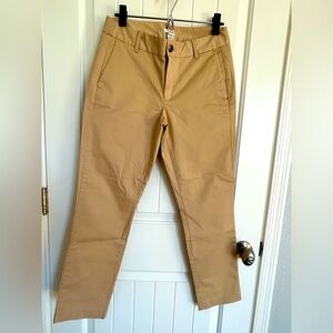 EUC JCREW tan crop pant size 4